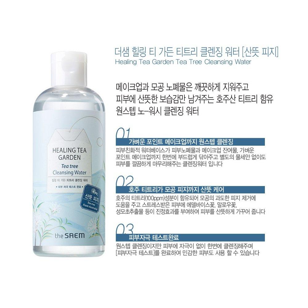 [HCM]Tẩy Trang Healing Tea Cleasing Water The Saem 300ml