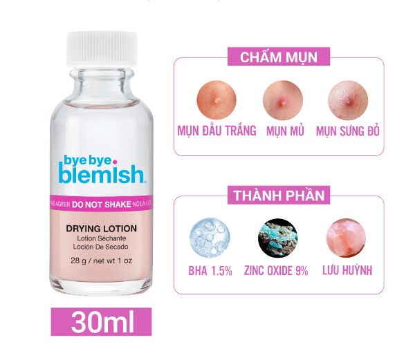 Chấm mụn Bye Bye Blemish Drying Lotion