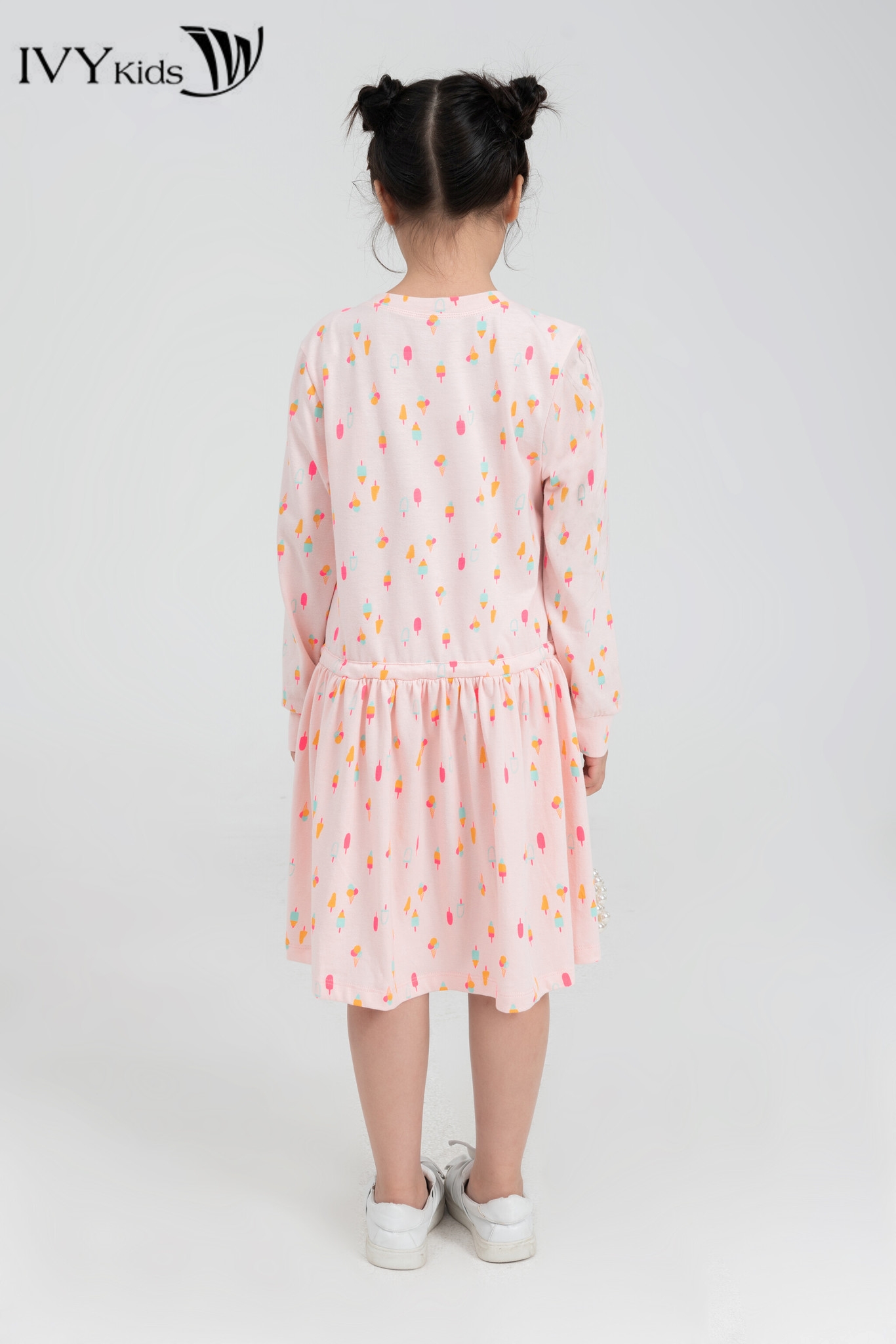 Đầm thun hạ eo dáng xòe IVY moda MS 42G1580