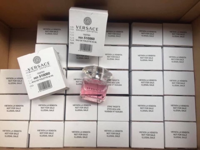 Nước hoa nữ tester versace bright crystal 90ml tester (hộp như hình)