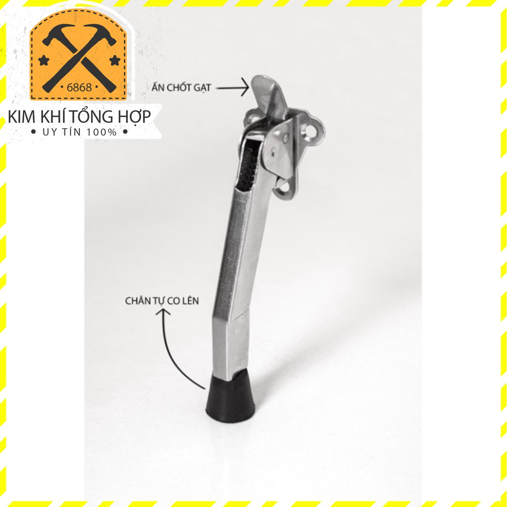 Chặn cửa móng ngựa inox 304 mẫu mới 2021 có lẫy hãm thông minh