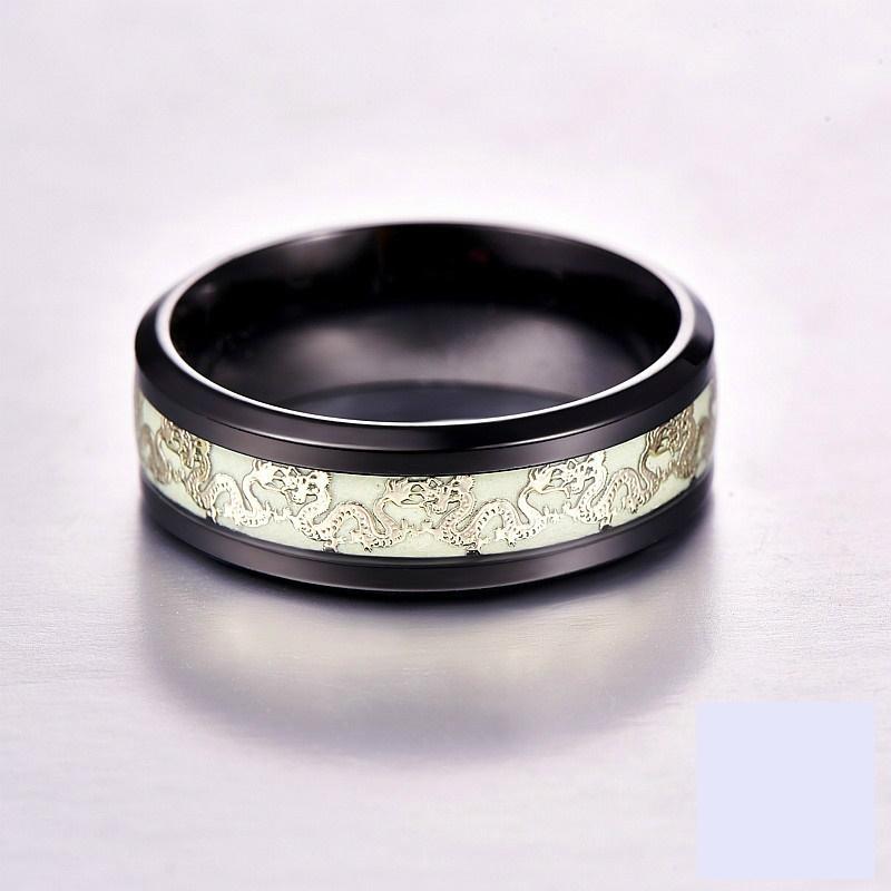 [HCM]Nhẫn nam dragon dạ quang phát sáng ati16