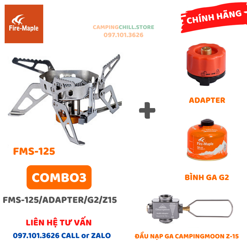 BẾP GA DÃ NGOẠI GẤP GỌN FIRE MAPLE FMS-125