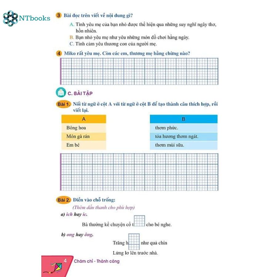 Sách Ôn Hè Tiếng Việt 1 - Cánh Diều (Biên Soạn theo chương trình Giáo dục phổ thông mới) - NTbooks