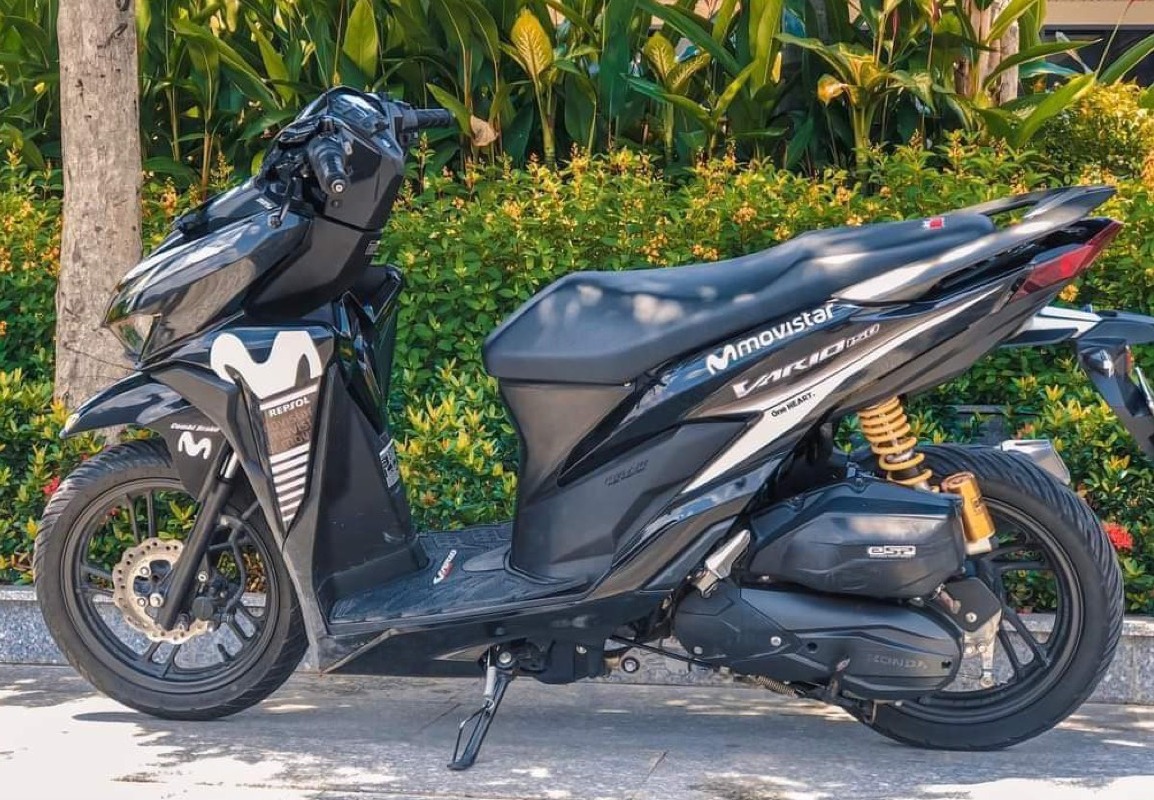 Tem rời vario movistar dán xe đen