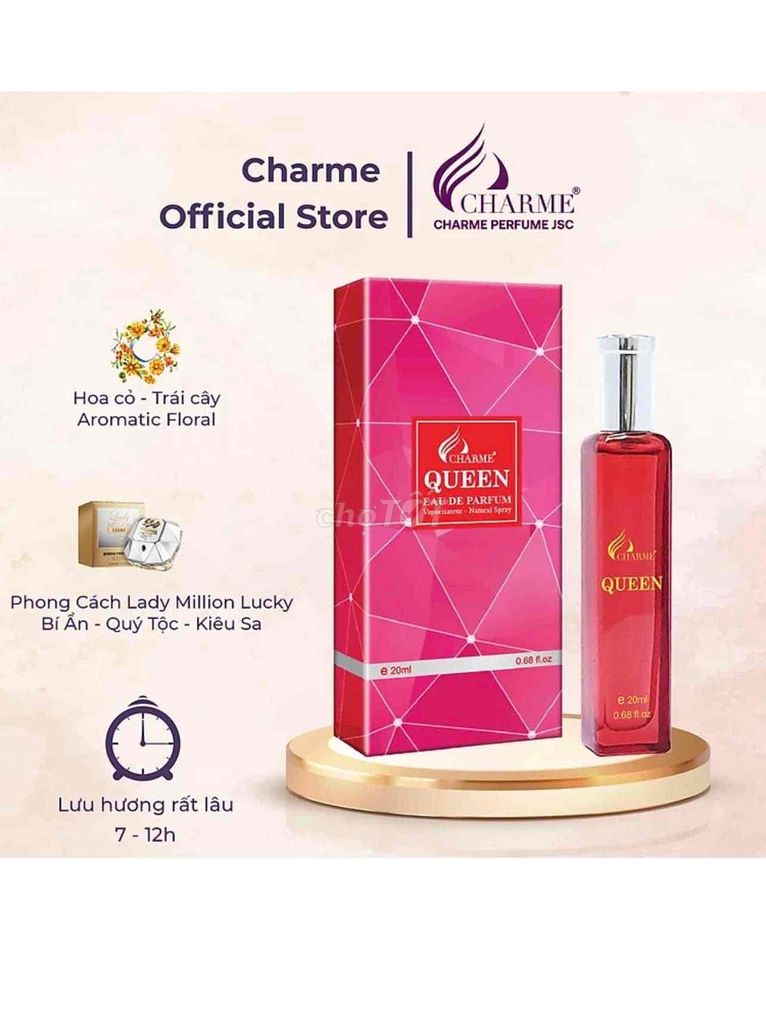 Nước Hoa Char me Mini 20ml Nam-Nữ