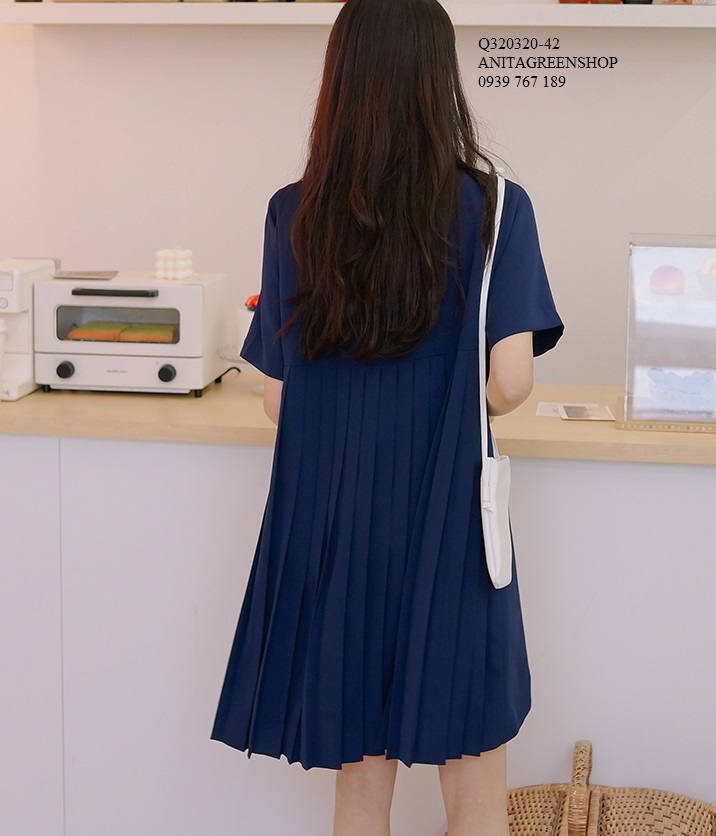 Q330320  ĐẦM SUÔNG NỮ PHỐI DẬP LY