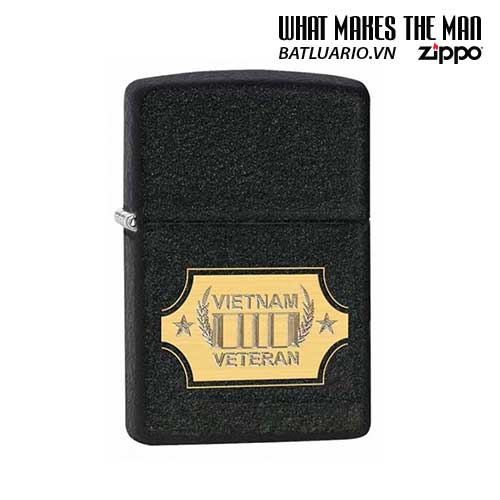 Zippo 28875 - Zippo Vietnam War Black Crackle