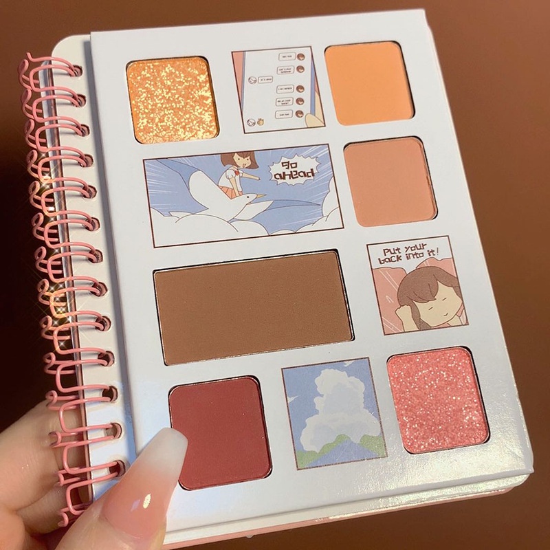 Bảng phấn mắt 6 màu cuốn sách cute