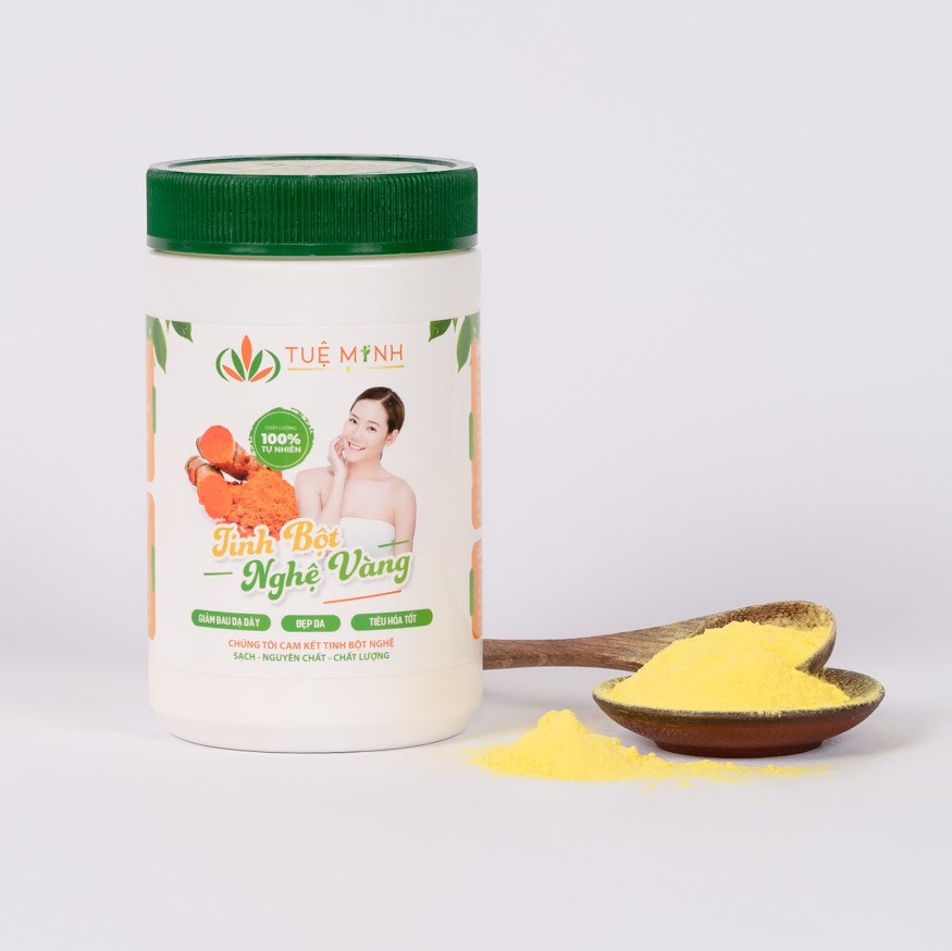 Tinh bột nghệ vàng Tuệ Minh nguyên chất (1hộp = 500gr)