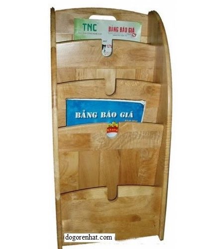 Kệ để báo gỗ tự nhiên