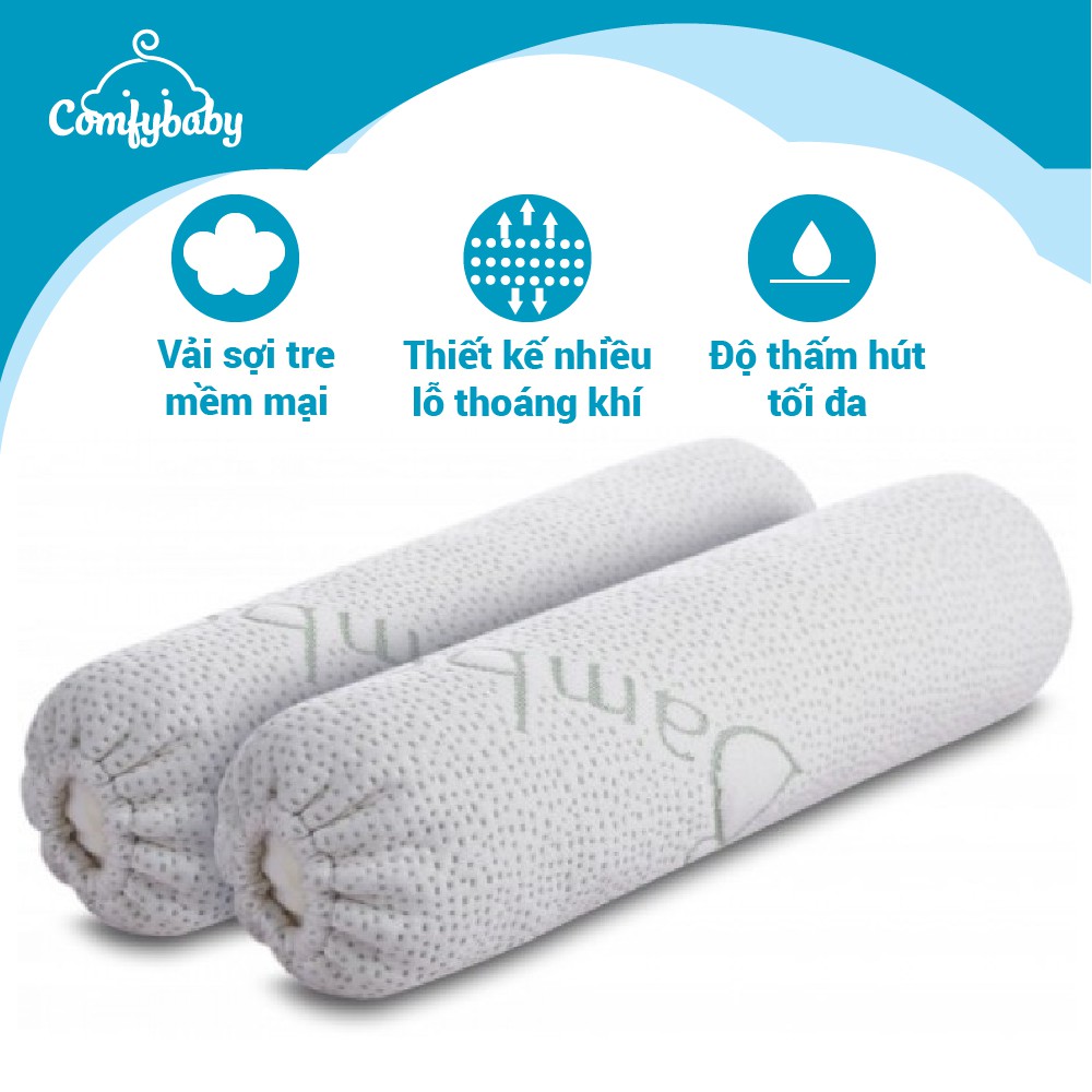 Gối chặn cho bé sợi tre bamboo Comfybaby CFN02