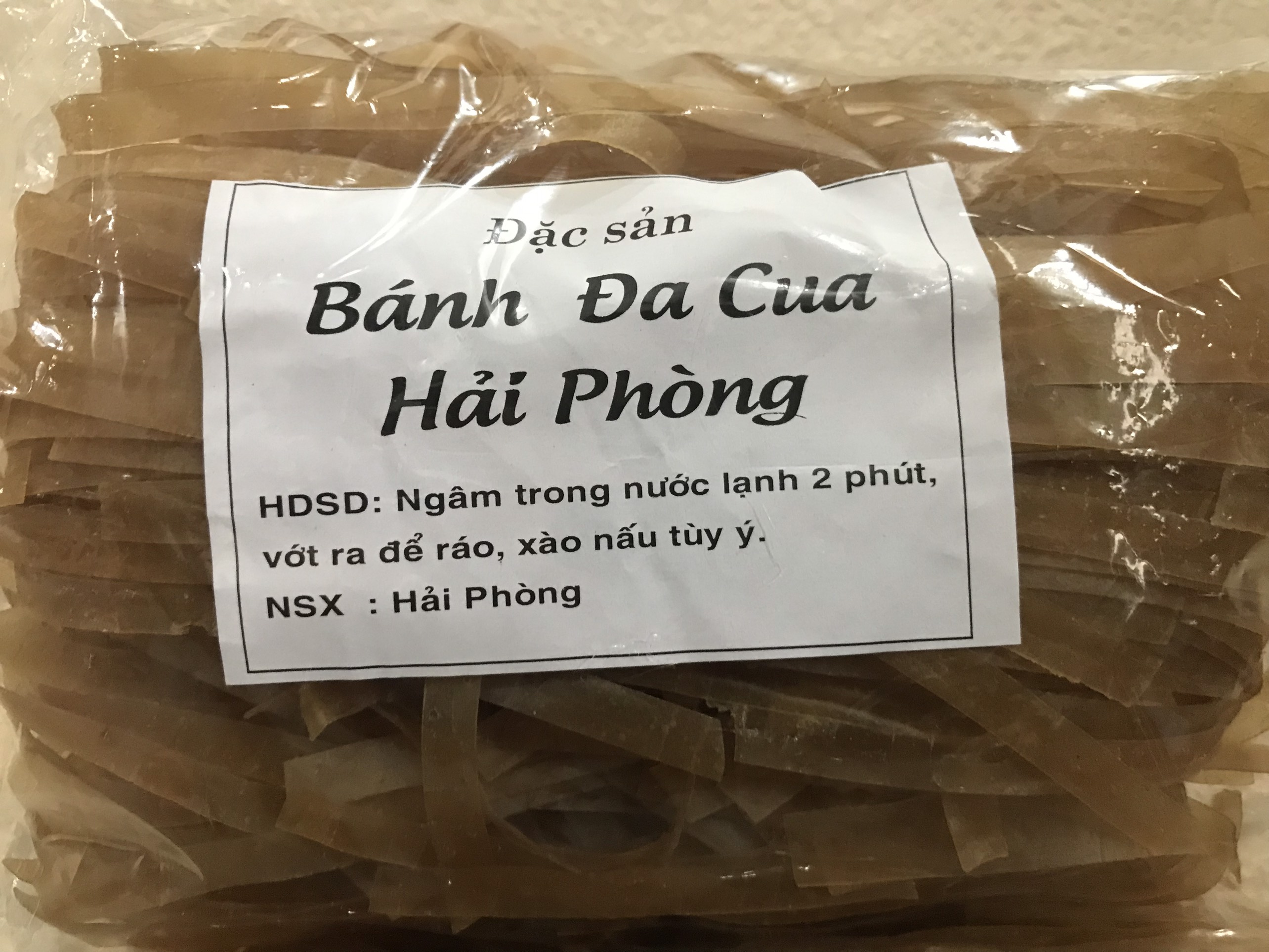 Bánh đa cua Hải Phòng 1kg