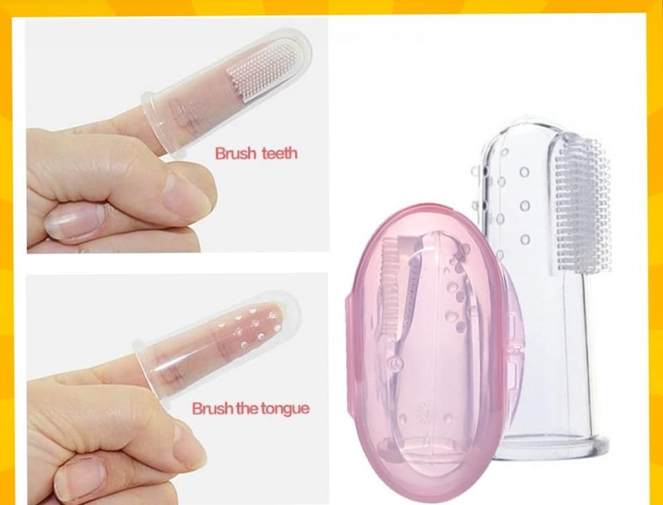 COMBO 02 RƠ LƯỠI SILICON CHO BÉ LOẠI CÓ HỘP ĐỰNG