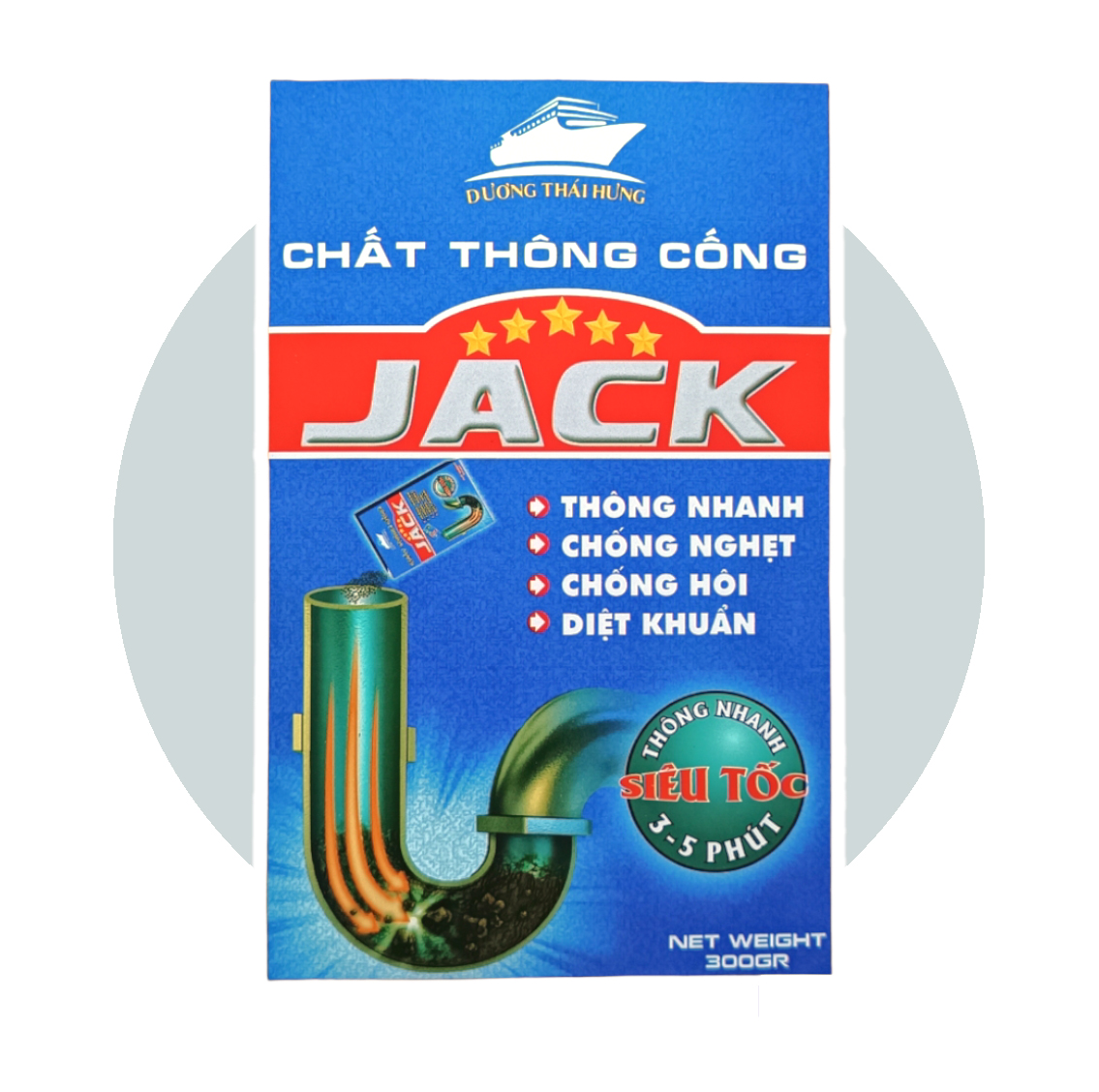 Bột thông cống jack 300gr
