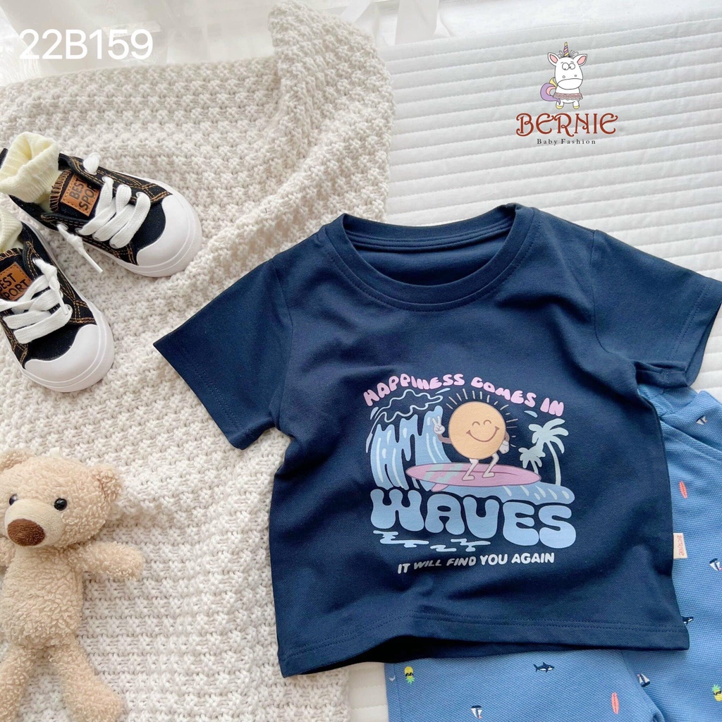 Bộ cộc bé trai Happy Waves Bernie