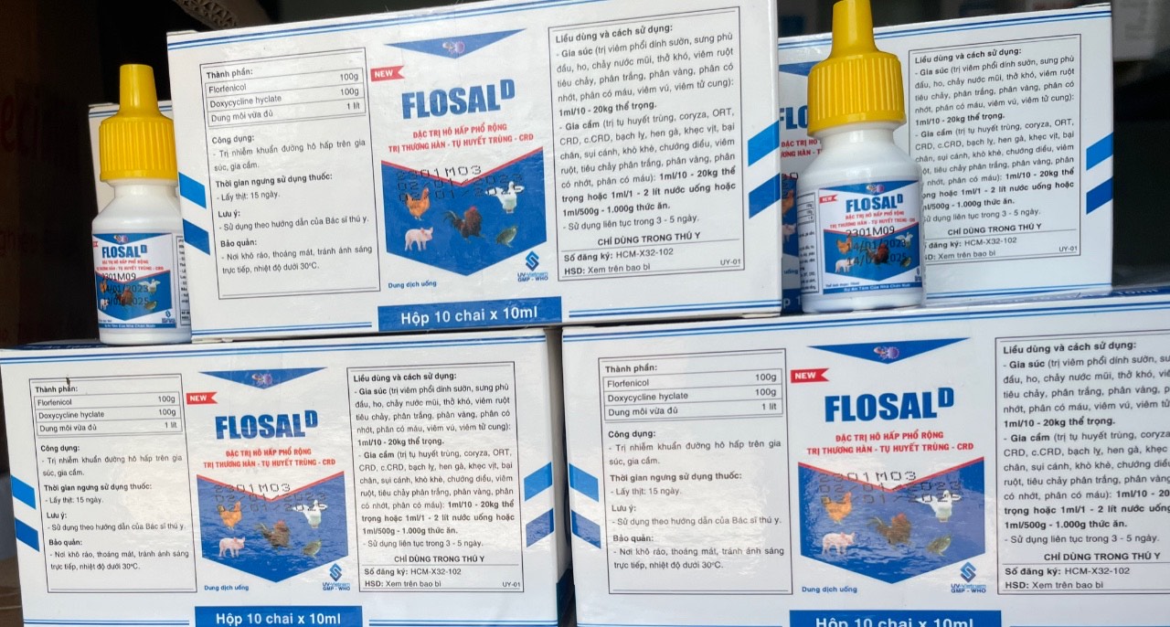 UV flosal D is common respiratory treatment, solder wound-hematoma-crd