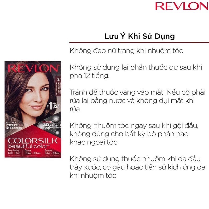 Kem nhuộm tóc thảo dược Revlon ColorSilk