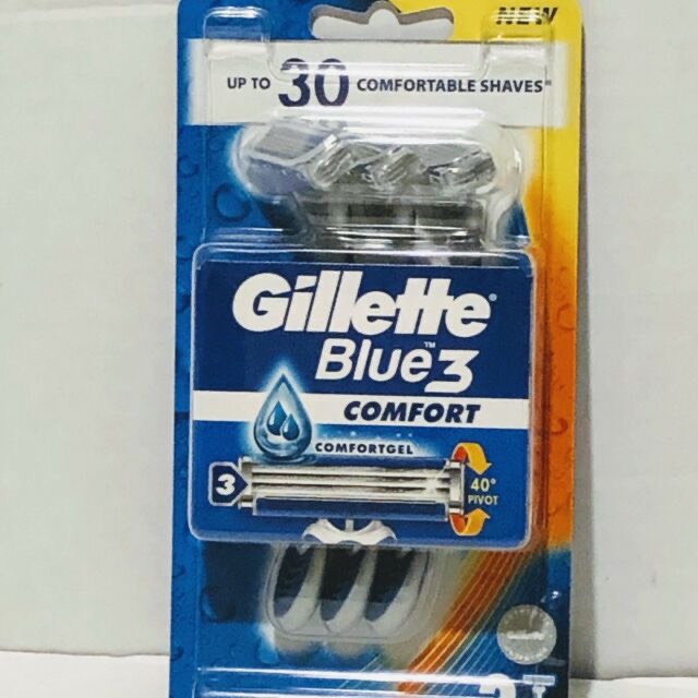 Set 3 dao cạo râu Gillette Sensor 3 Comfort/ Hàng nhập từ Pháp