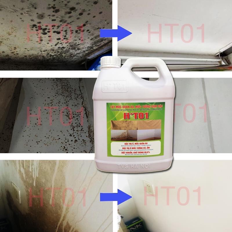 Tẩy ố mốc tường , quần áo can 1,8 lít