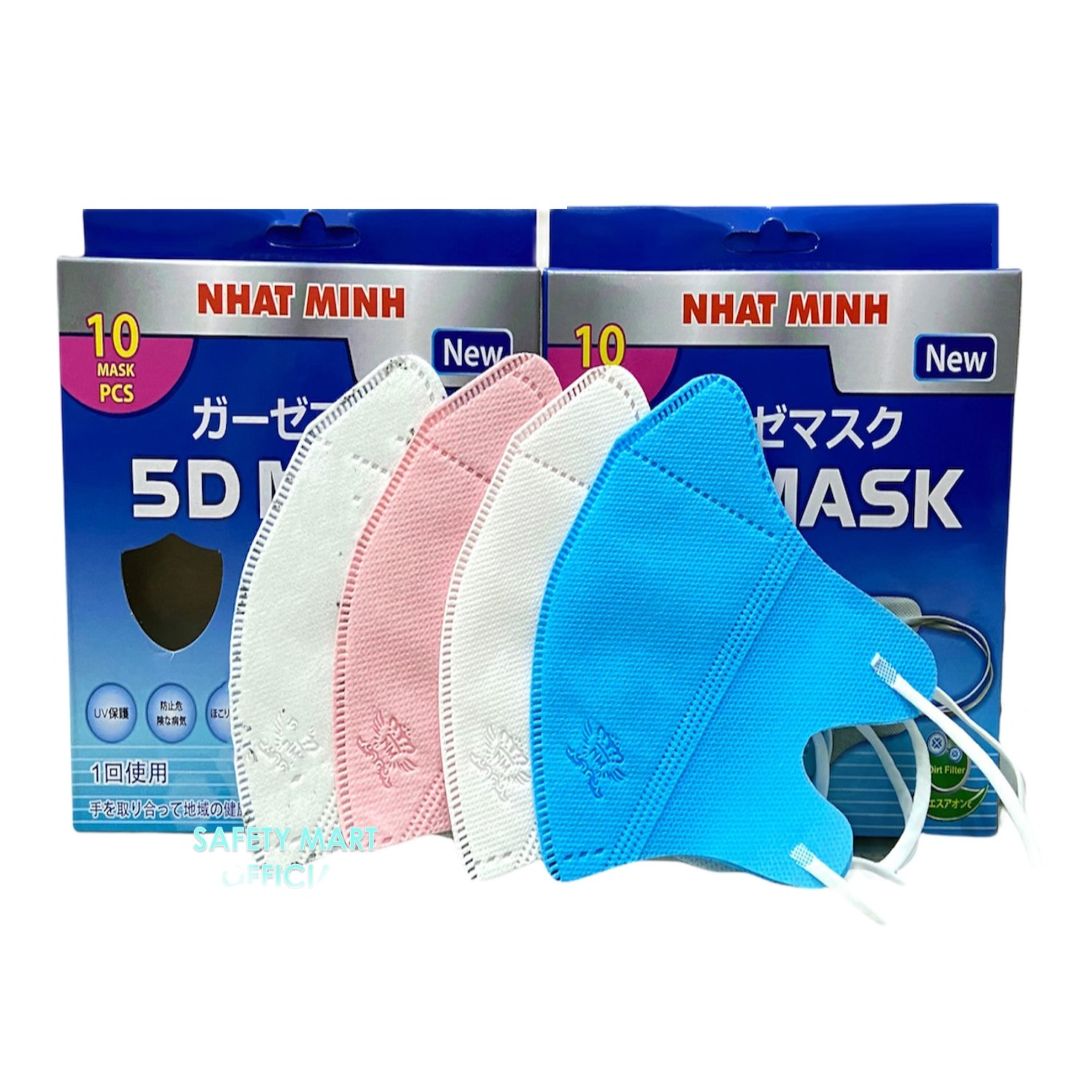 Sỉ 1 thùng khẩu trang 5D Mask 200 cái, Khẩu trang 5d công nghệ Nhật Bản chính hãng, khau trang 5d mask 200 chiếc / 100 chiếc - Hàng Chính Hãng