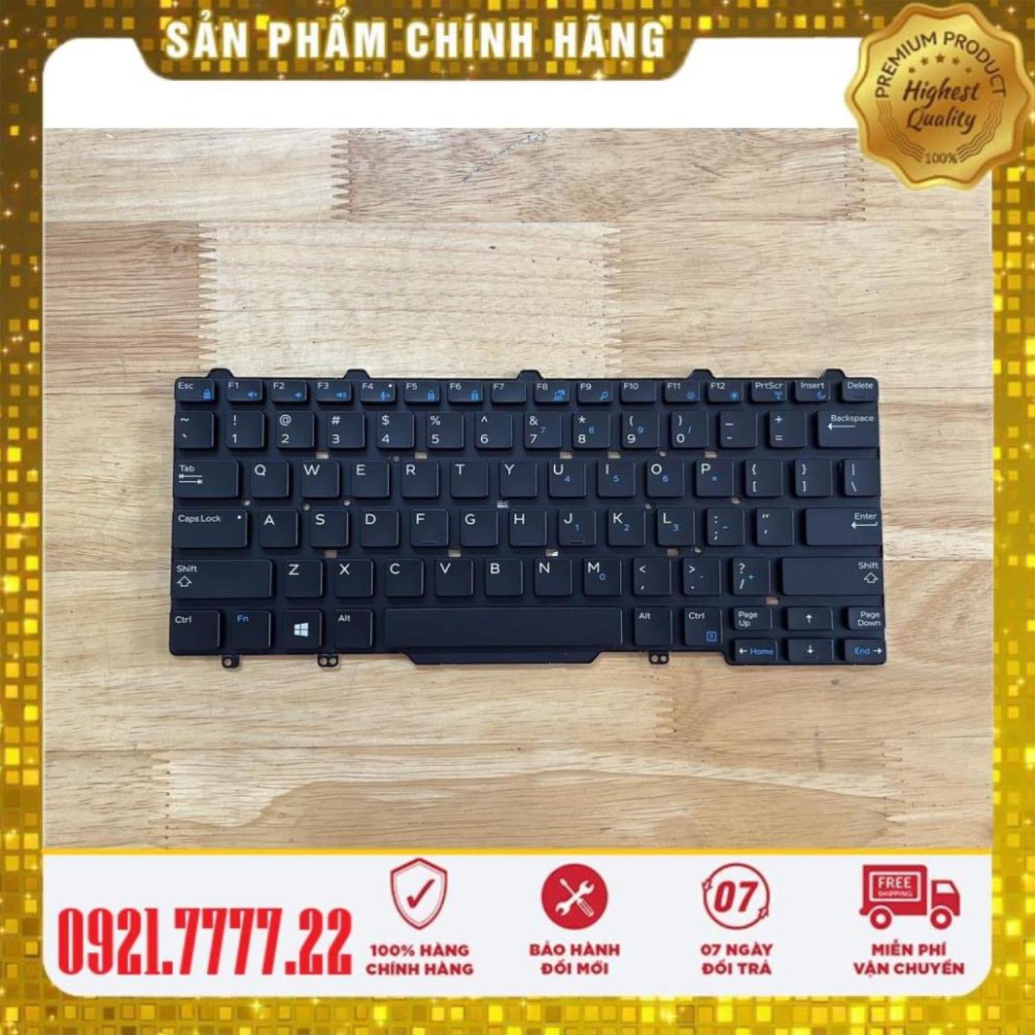 Bàn phím dell latitude 7480 e5450 e5470 e7450 e7470 7490 zin không chuột