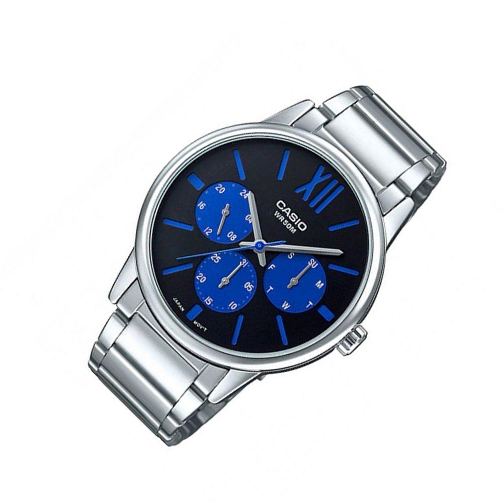 Đồng hồ nam day thép không gỉ Casio MTP-E312D-1B2VDF