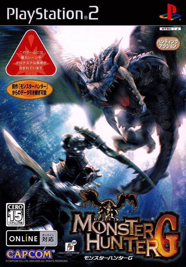 Game ps2 monster hunter G