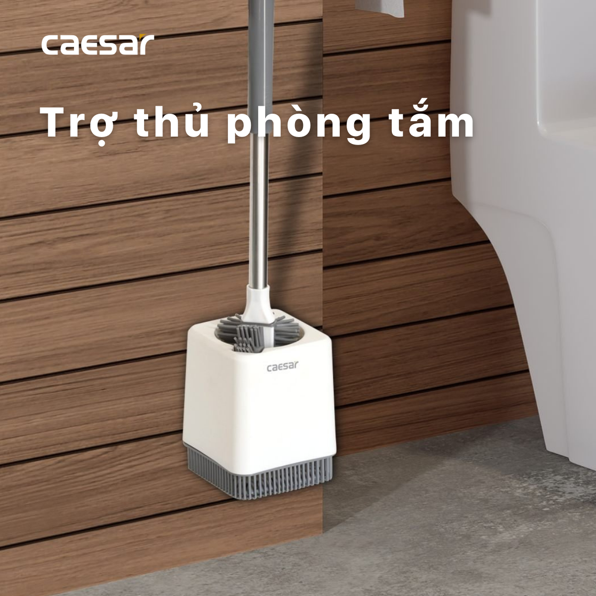 Hộp Cọ Toilet Silicon Caesar
