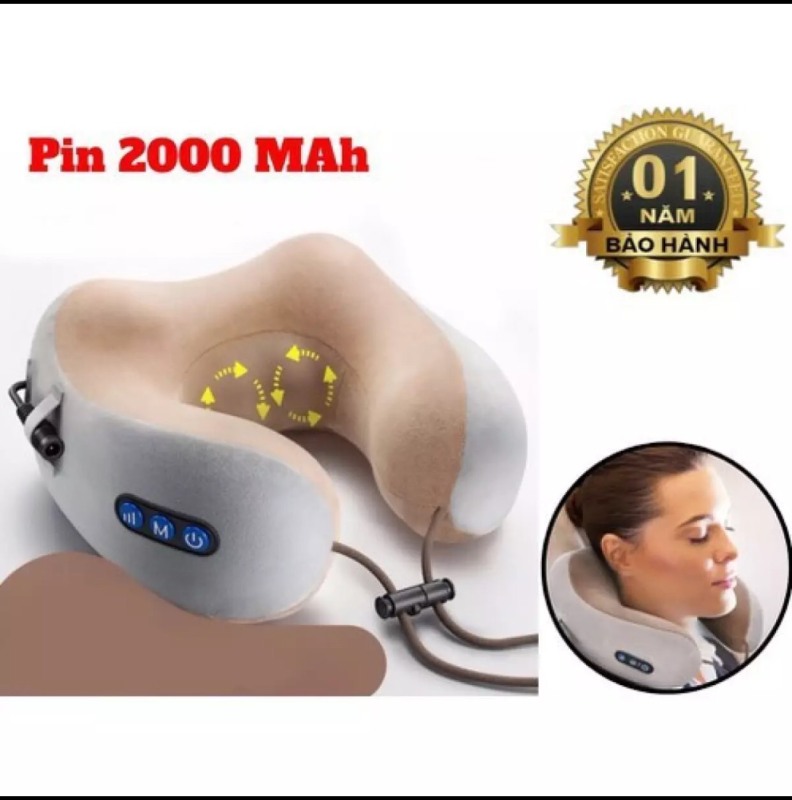 MÁY MASSAGE CỔ CAO CẤP - ĐA NĂNG, gối ngủ văn phòng, gối mát xa, gối massage trị liệu, gối massage cổ cao cấp giảm đau nhức cổ vai gáy, gối mát xa vòng cổ, gối hình chữ u, gối kê cổ, gối mát xa cổ, Máy massage cổ