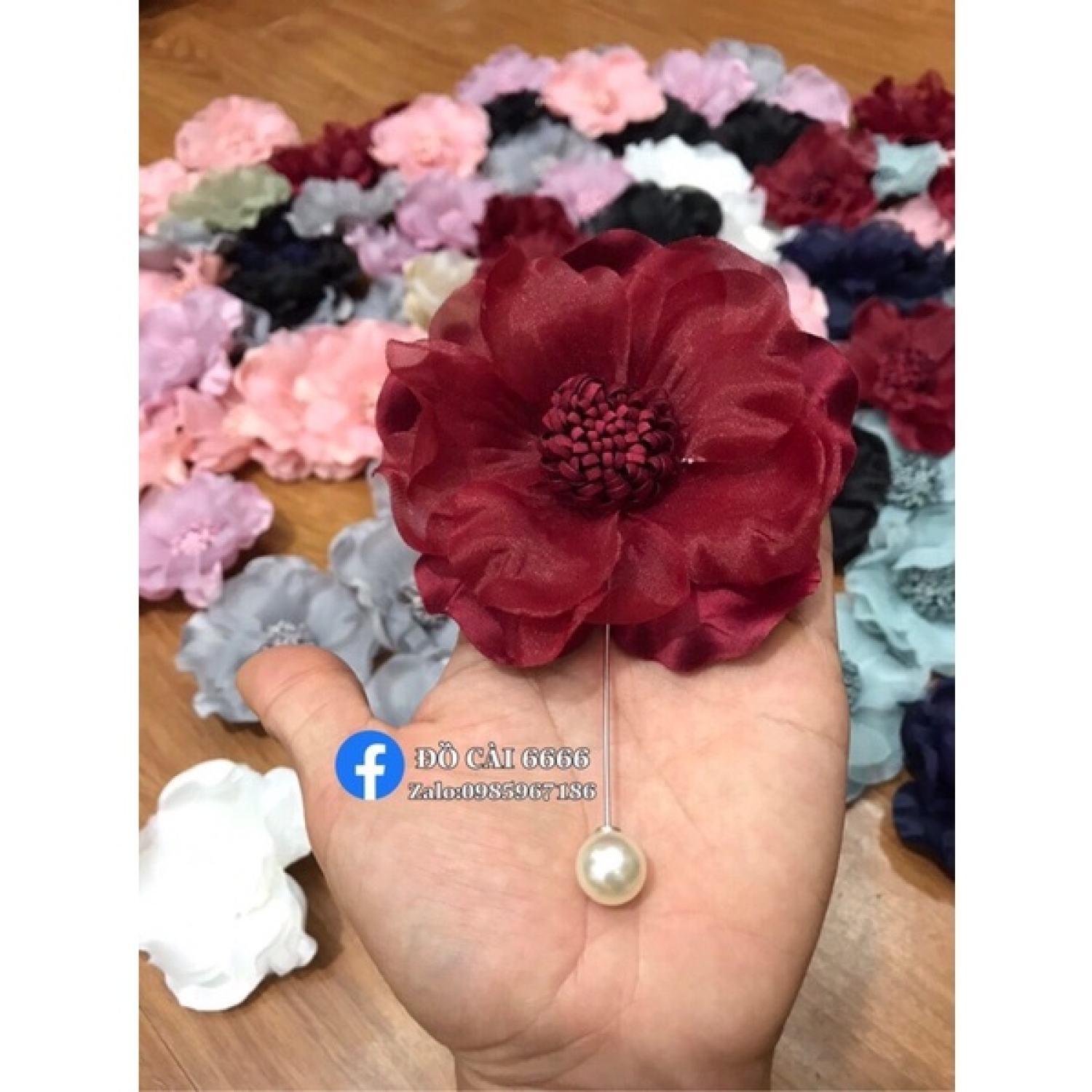 hoa cài áo(chất voan lụa cao cấp)