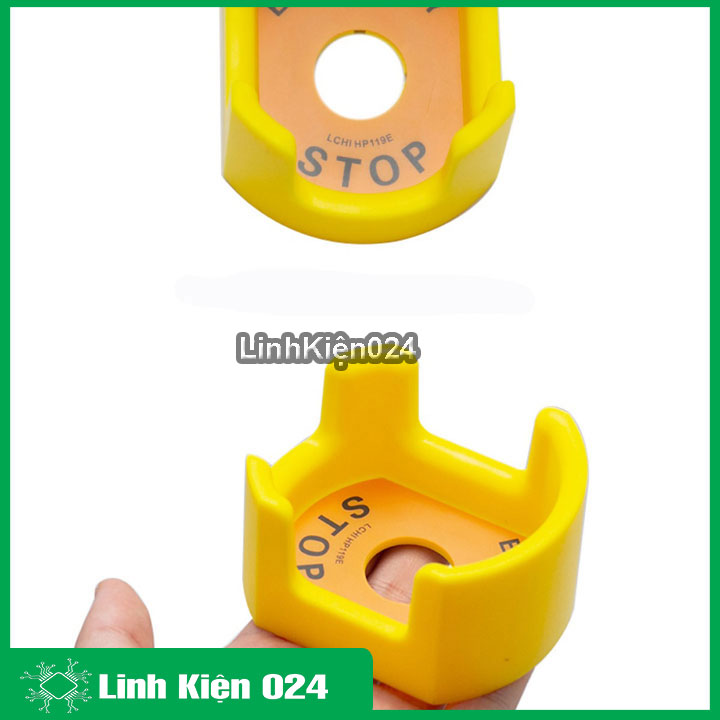 Nắp bảo vệ nút dừng khẩn cấp 22mm