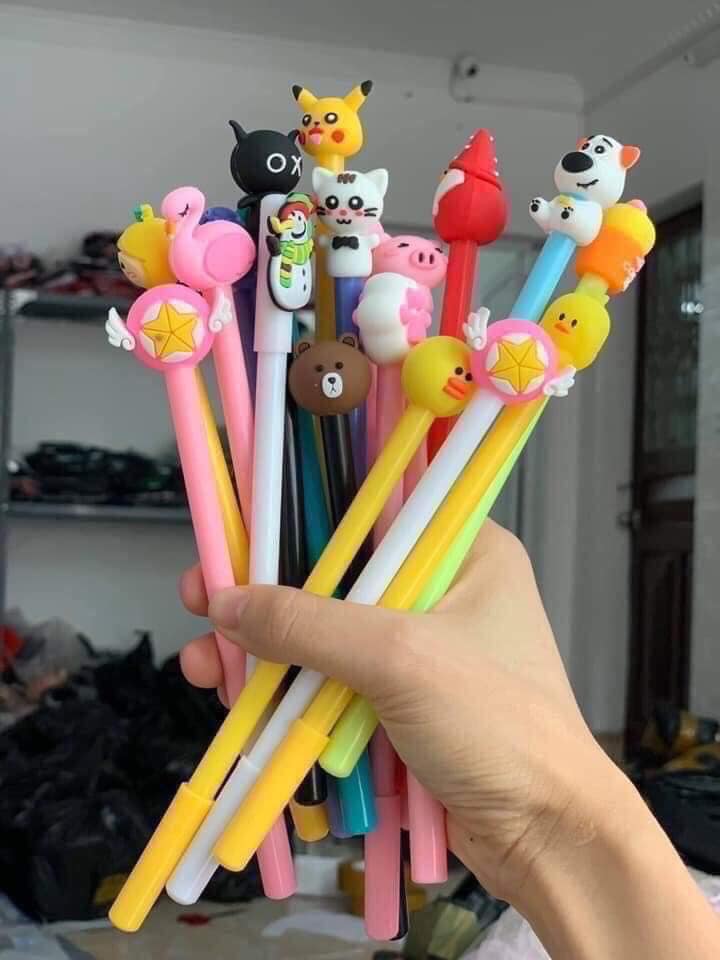 Set 20 bút bi nước siêu ngộ nghĩnh (mực đen)