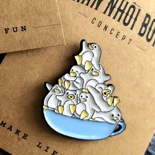 Pin cài áo, cài balo - Thú cưng đáng yêu
