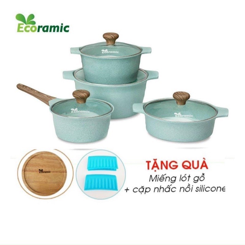 BỘ NỒI ĐÚC 4 MÓN PLATINUM ĐÁY TỪ (quánh16,nồi18, nồi thấp20,nồi 22cm)