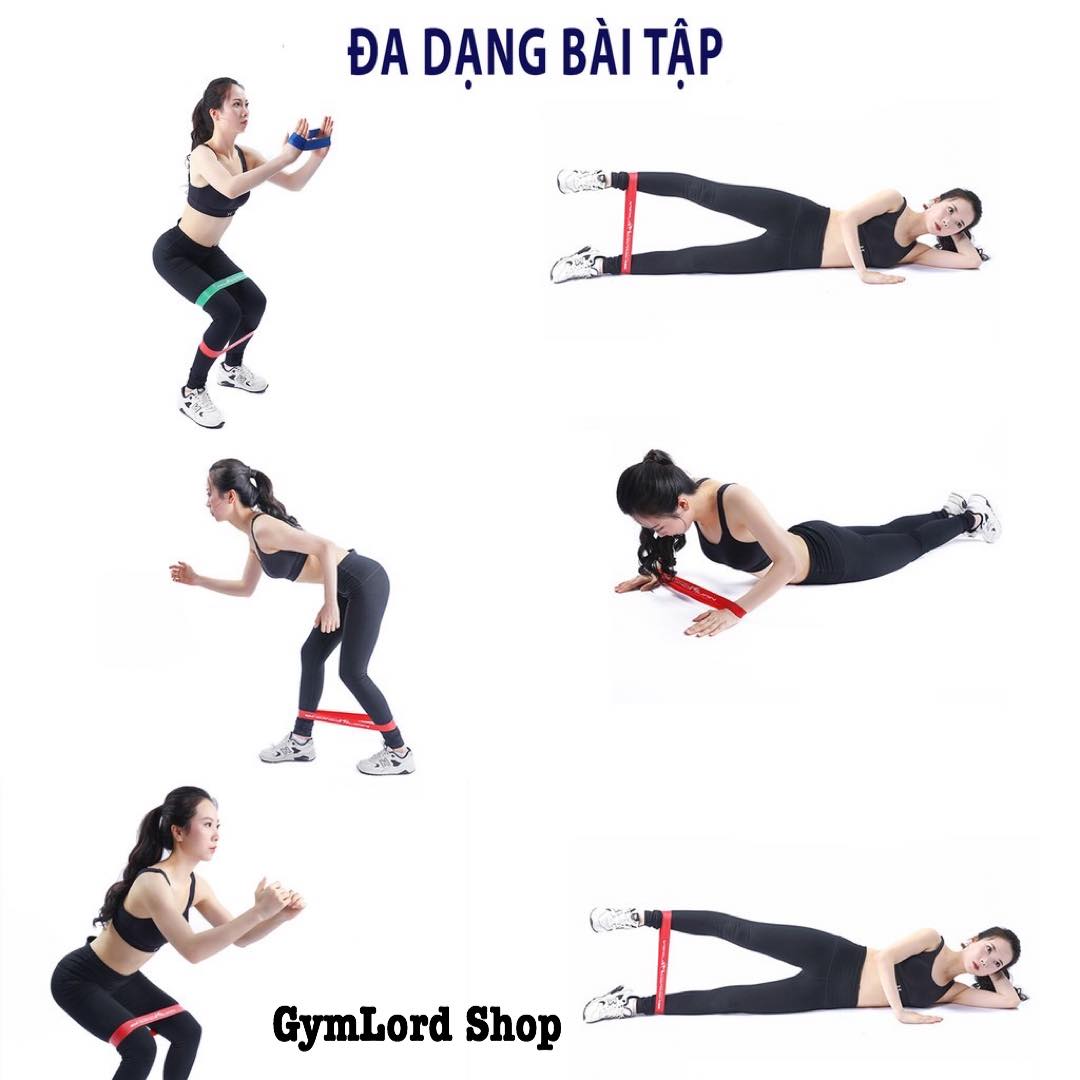 (XẢ LỖ VỐN) MINIBAND - Bộ 4 dây đàn hồi CAO CẤP tập mông