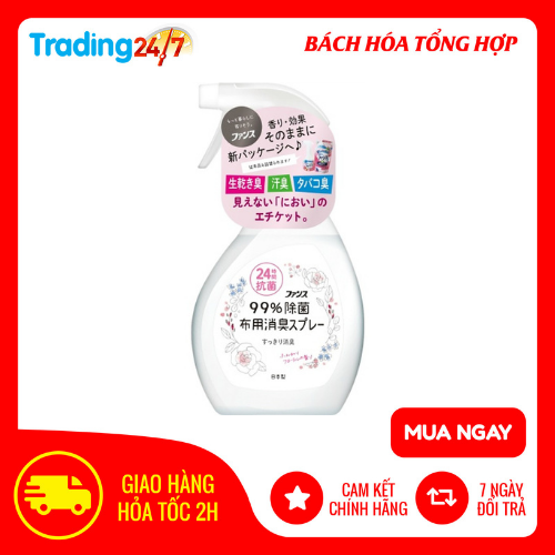 Xịt Thơm Và Kháng Khuẩn Quần Áo Hương Hoa 380ml DAIICHI Nội Địa Nhật Bản