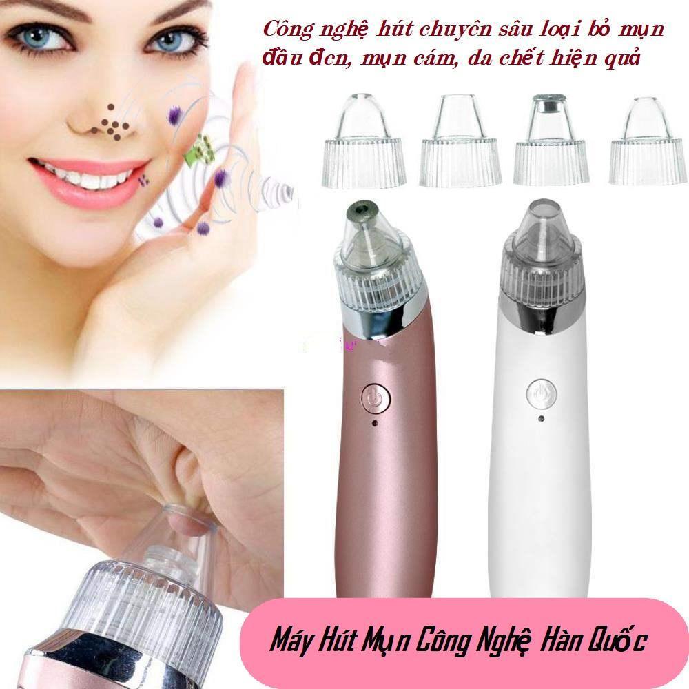 Máy Hút Mụn, may hut mun Hàng cao cấp Hút sạch tất cả các loại mụn với 4 đầu hút thông minh - an toàn, không đau rát, tiện lợi..