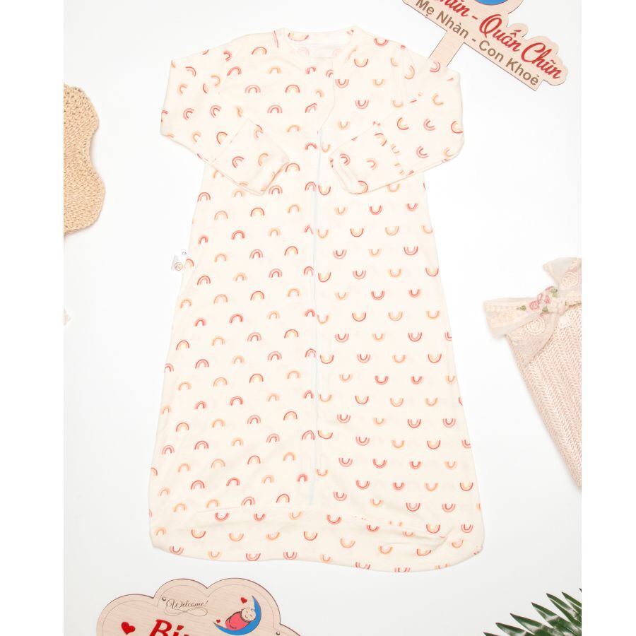 Túi Ngủ xuất dư cho bé, túi ngủ cotton 1 lớp, túi ngủ thu đông mềm mại