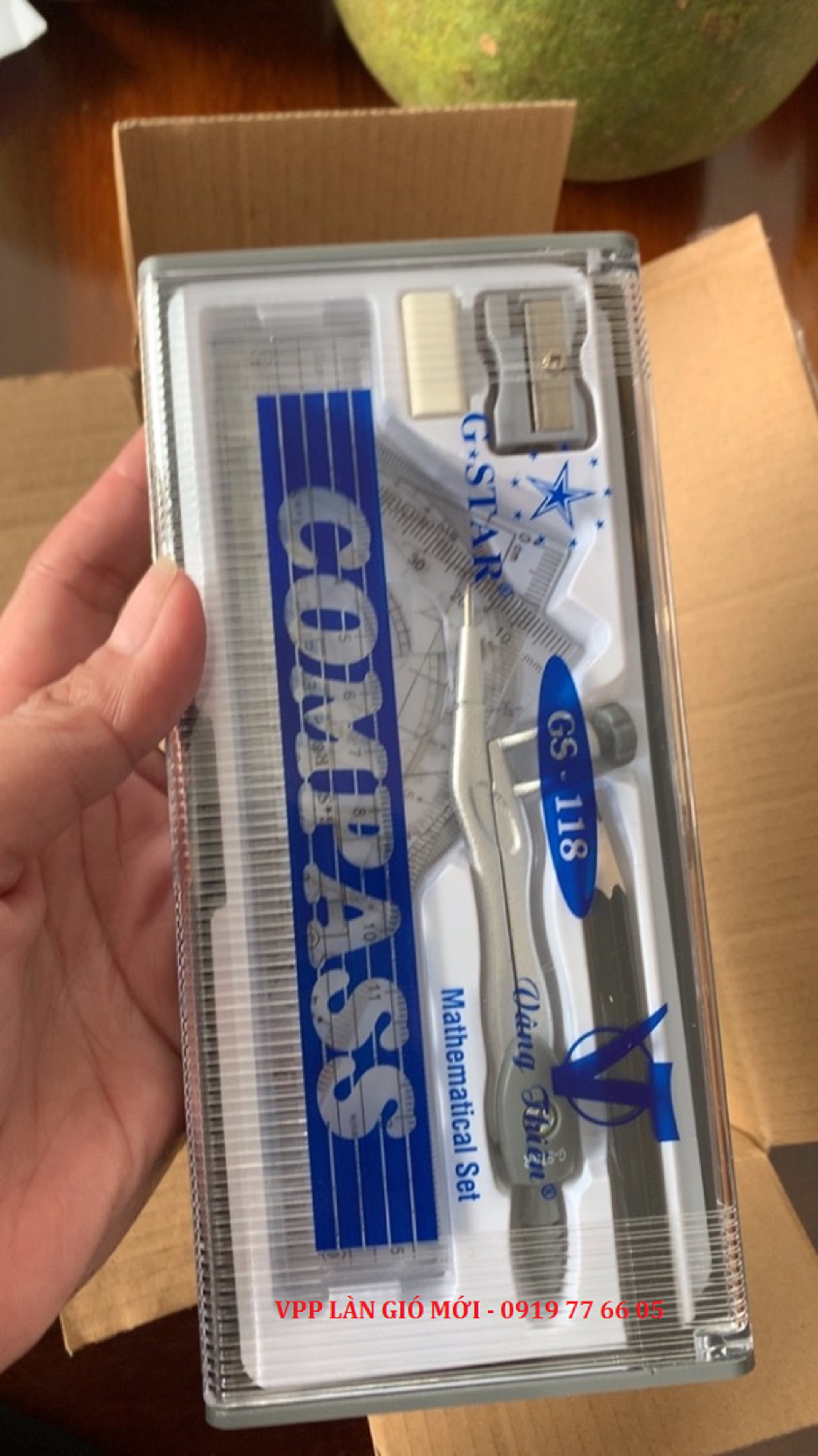 Compa Set Gstar Gs U-118 with Vpp Ruler New Breeze