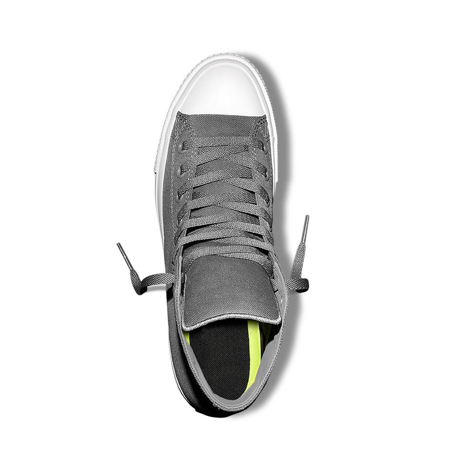 Giày Sneaker Bata Thể Thao CK2 Cổ Cao Xám Nhạt Nam