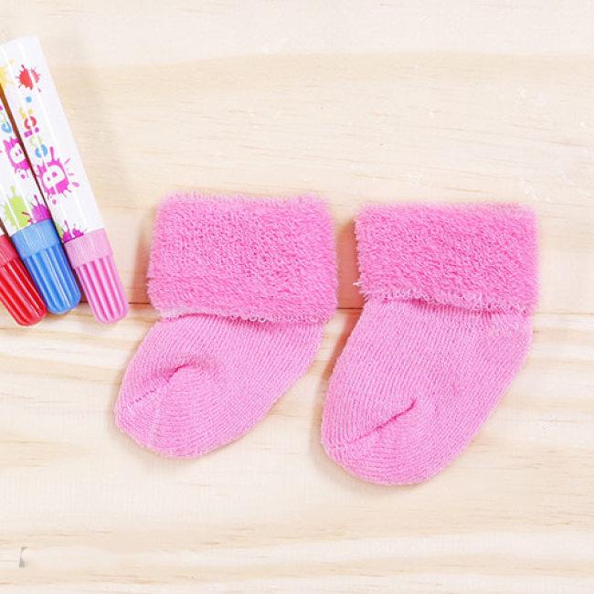 Combo 3 Đôi Vớ Len Mềm Cho Bé Sơ Sinh
