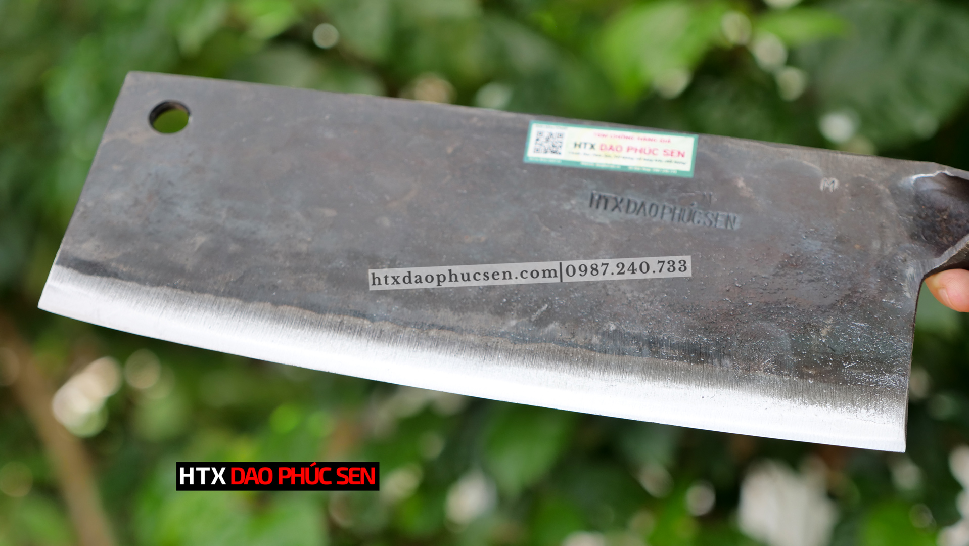 Cow and Buffalo Bone Cutting Knife with Hand-Forged Iron Handle S06 High Quality Vip Knife