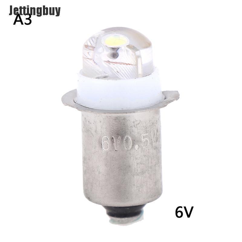 Jettingbuy P13.5S 0.5w 3v 4.5v 6v work light flashlight torch light replacement led bulb