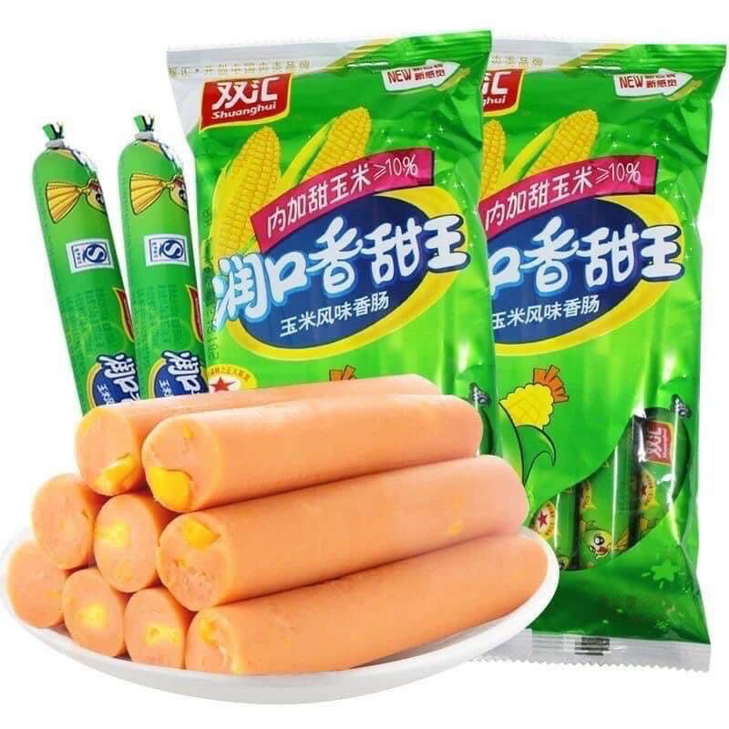 Xúc xích ngô,xúc xích cay siêu ngon.