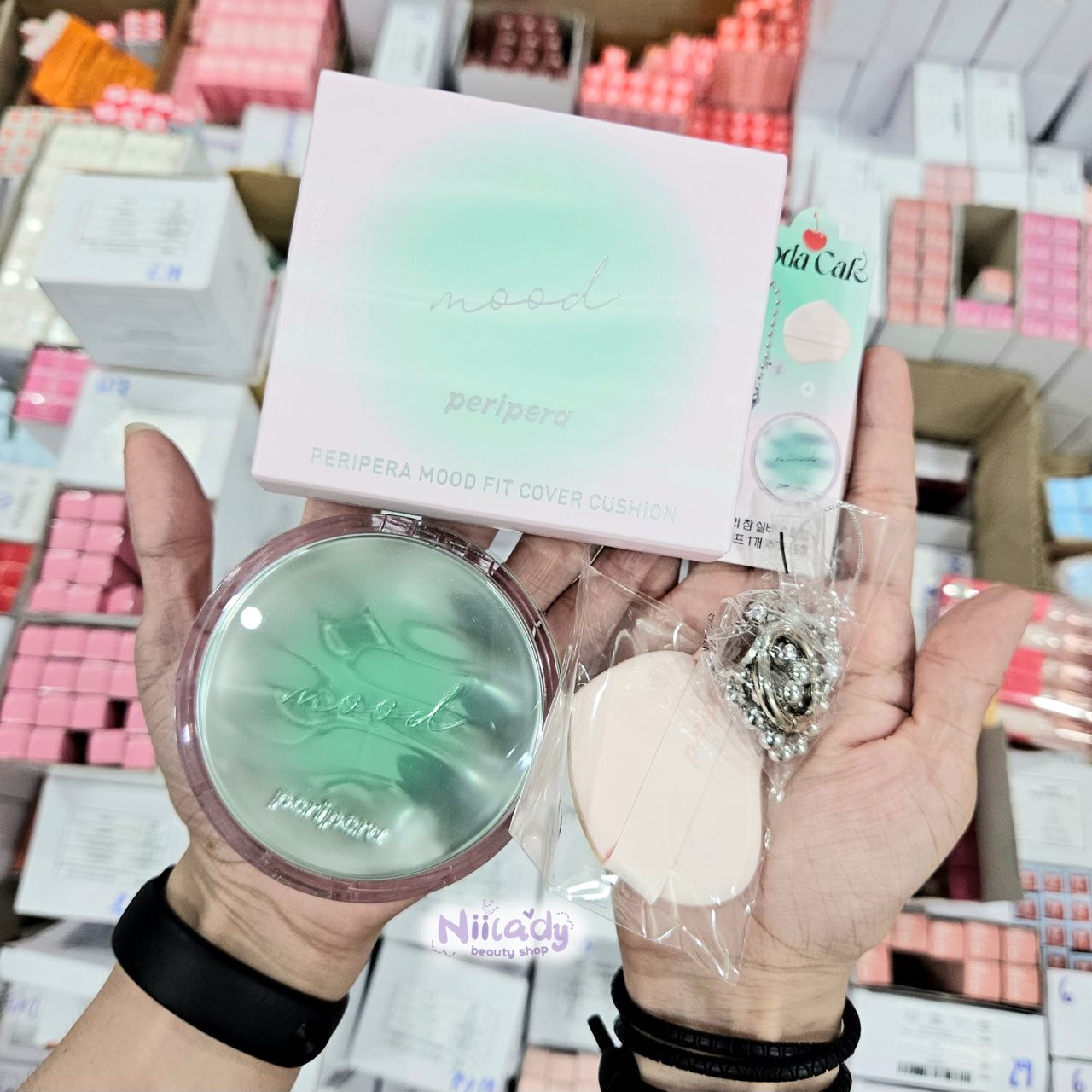 Phấn nước Peripera Mood Vegan Glow Cushion