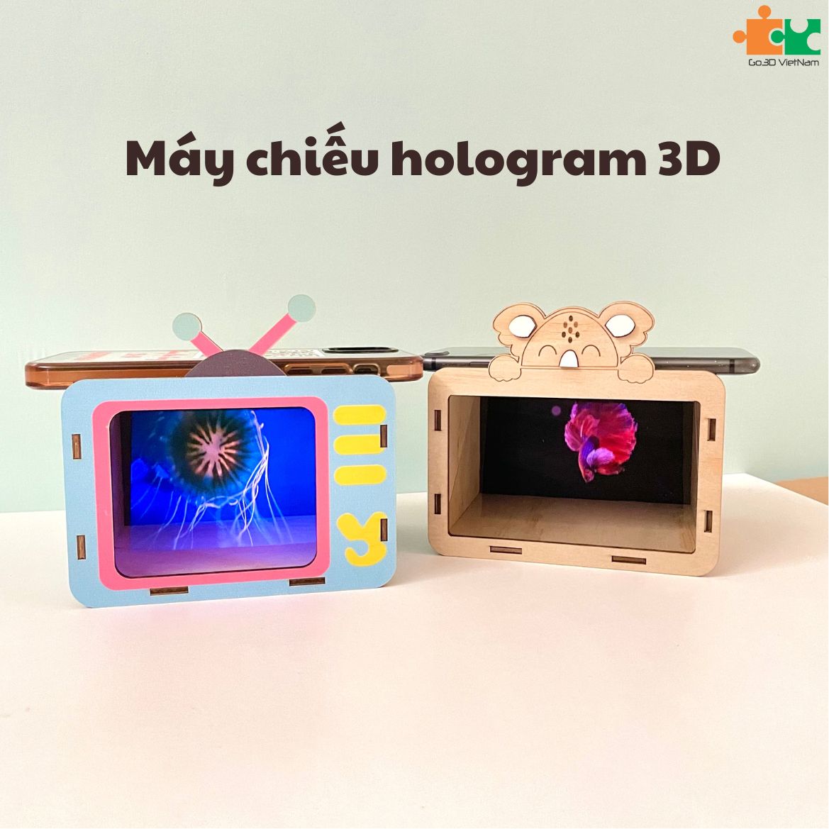 Hộp chiếu phim hologram 3d