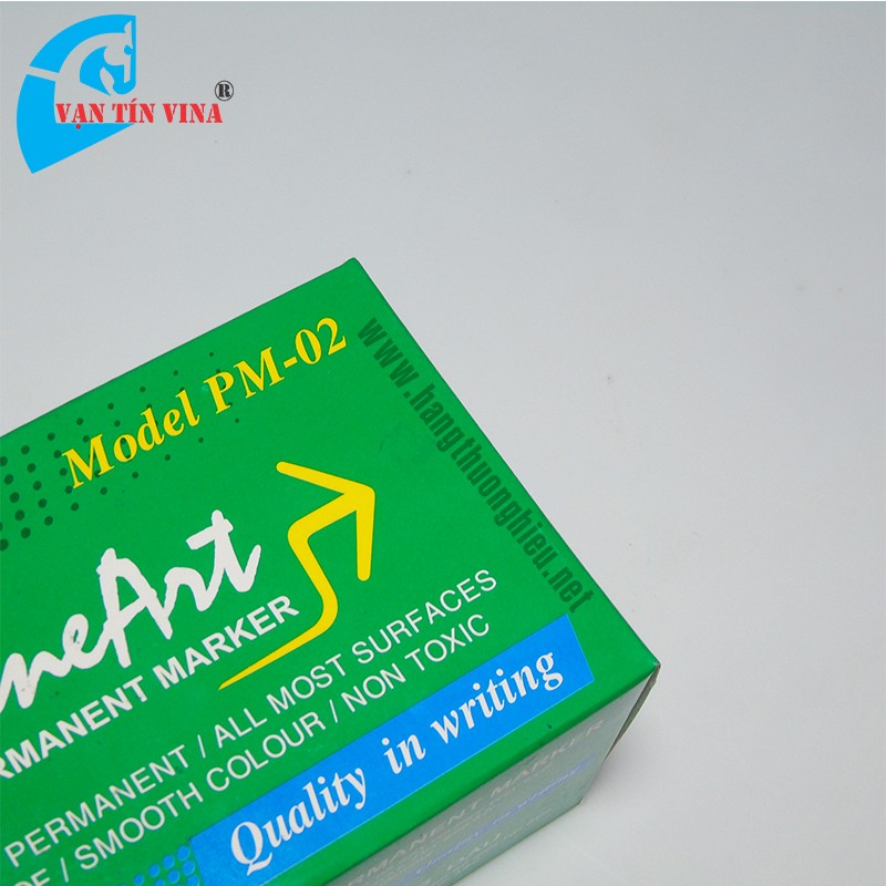 [HCM]Bút lông dầu Queen PM-02 (xanh lá) (1  hộp 12 cây)