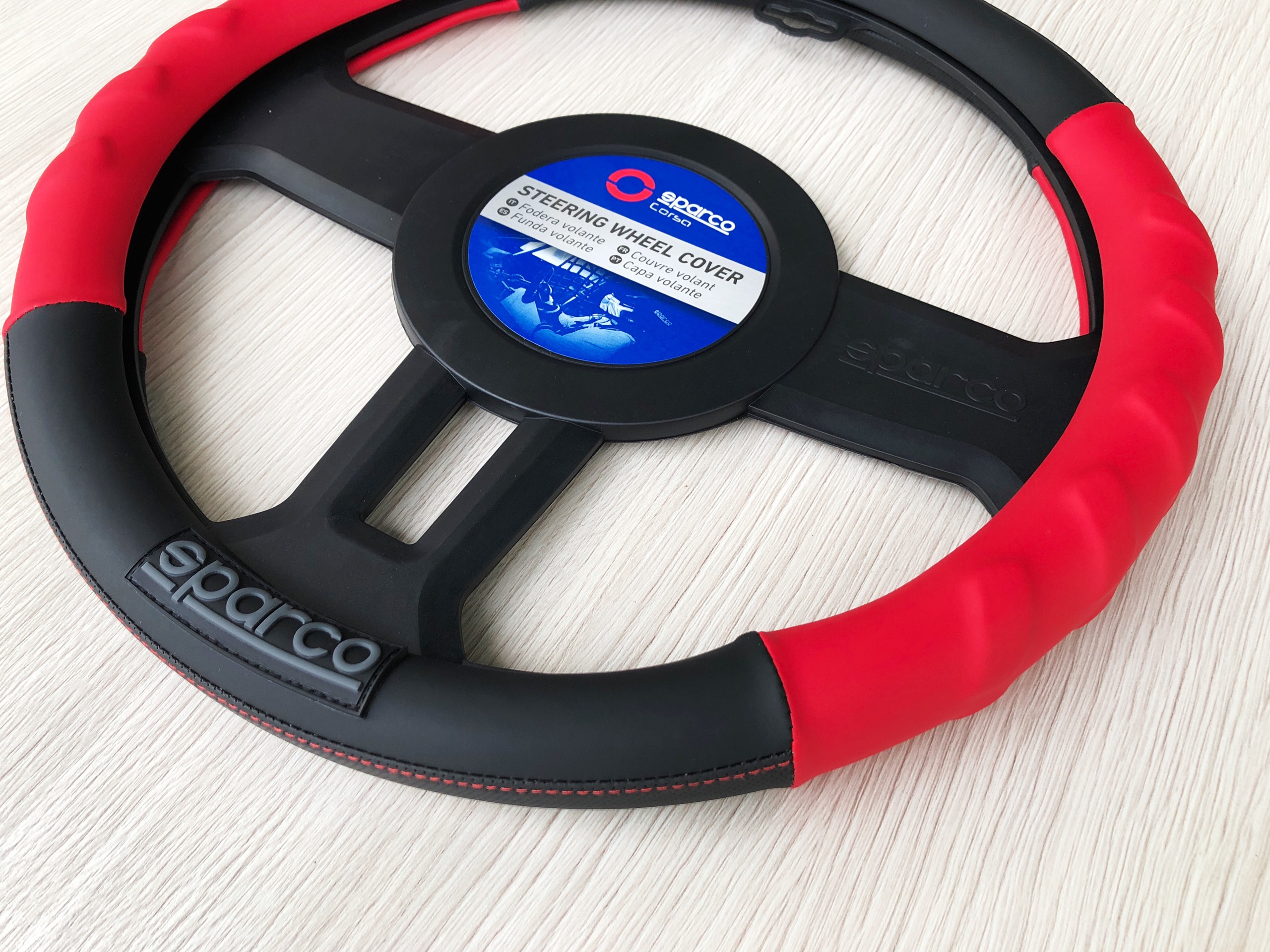 [HCM]Bọc vô lăng Sparco SPC1117RD