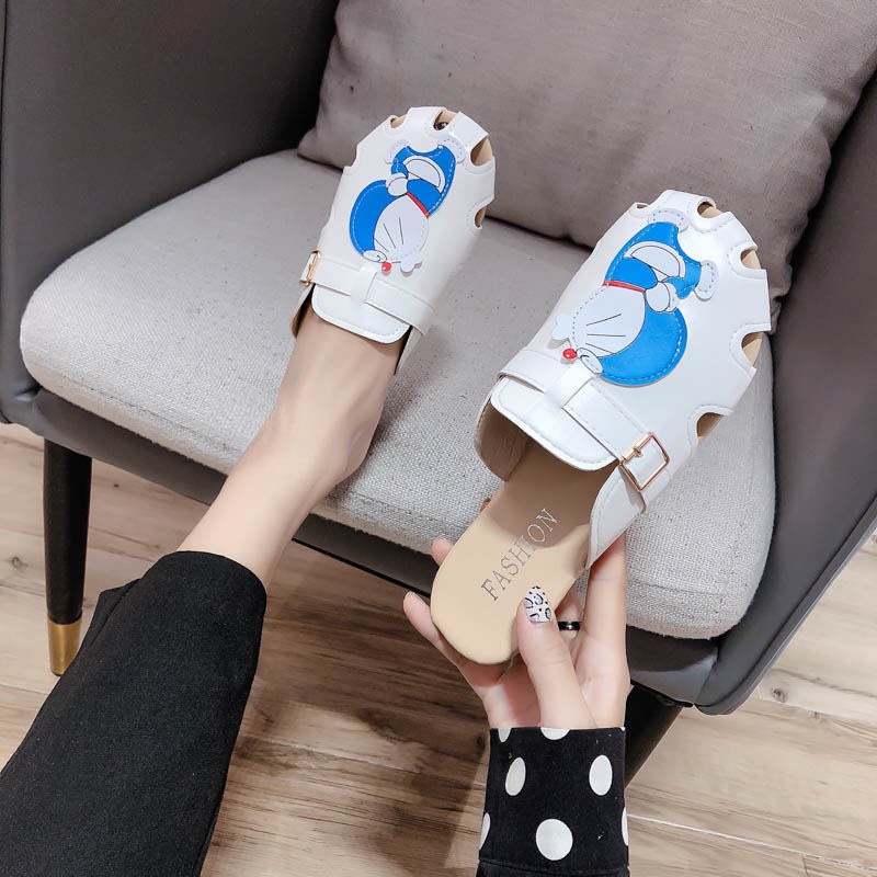 (Hàng Sẵn) Dép Bao Đầu Hình Doraemon